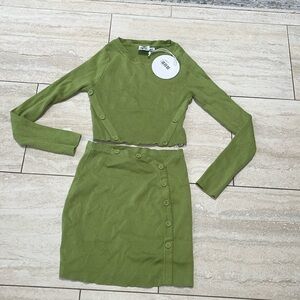 Princess Polly green set